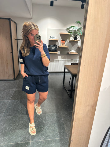 Jogging setje donkerblauw