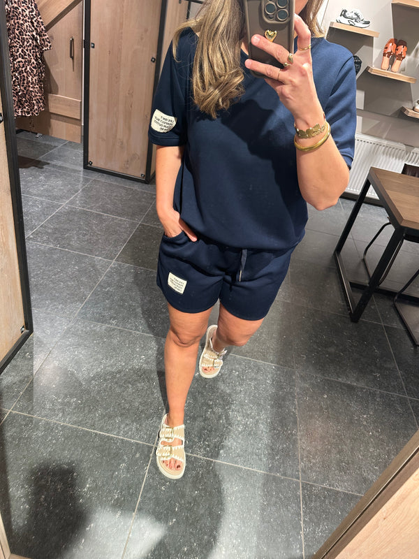 Jogging setje donkerblauw