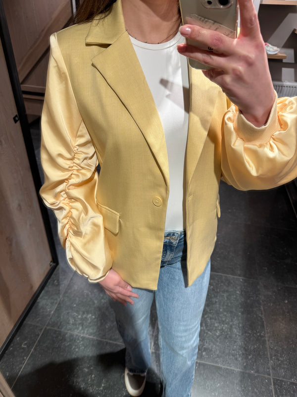 Blazer/ bomber geel