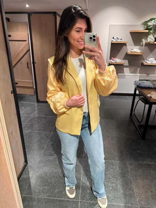 Blazer/ bomber geel