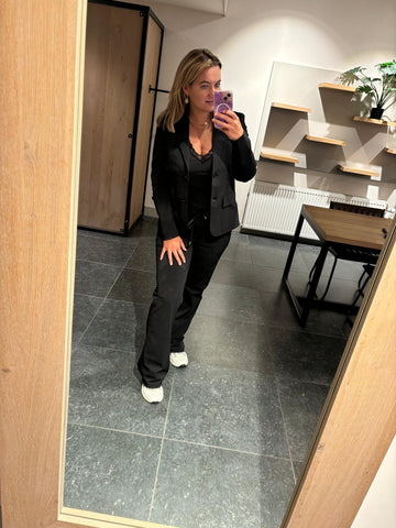 Mi piace straight broek zwart 202089