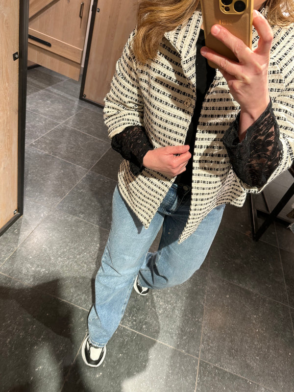 Jasje tweed lang